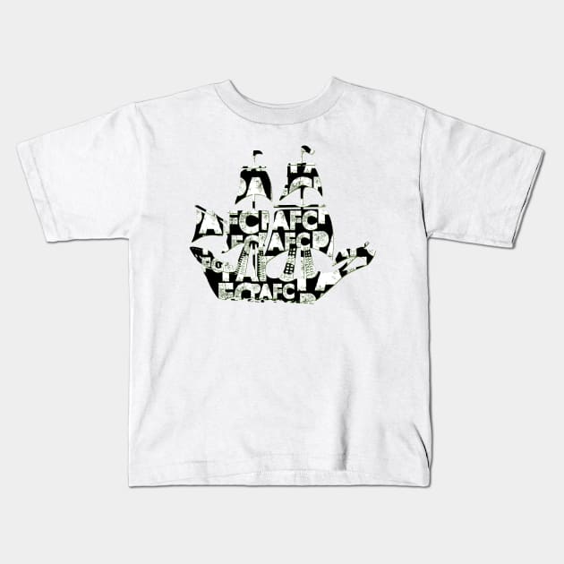 Mayflower Pilgrims Kids T-Shirt by RDandI